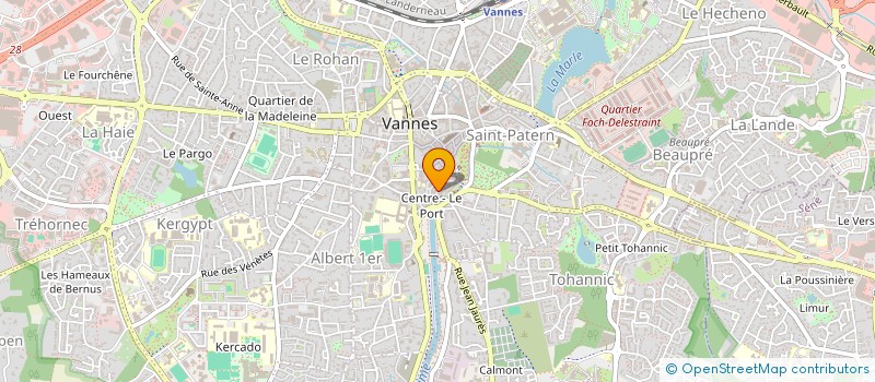 localisation de l'entreprise MADAME ANNIE JULLION à VANNES