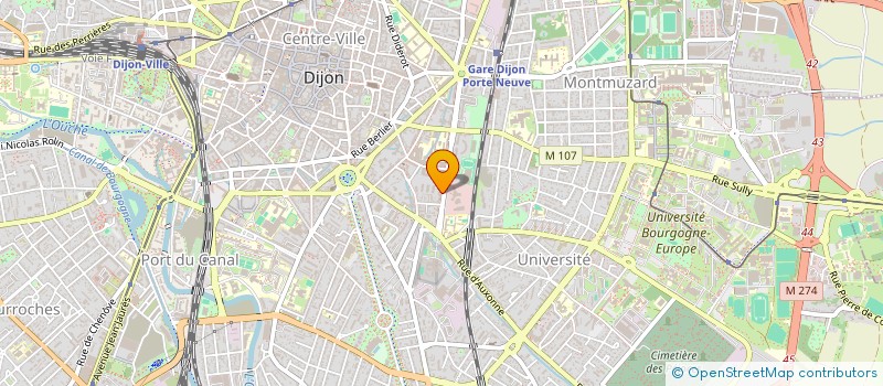 localisation de l'entreprise MADAME ANNIE JULLION à DIJON