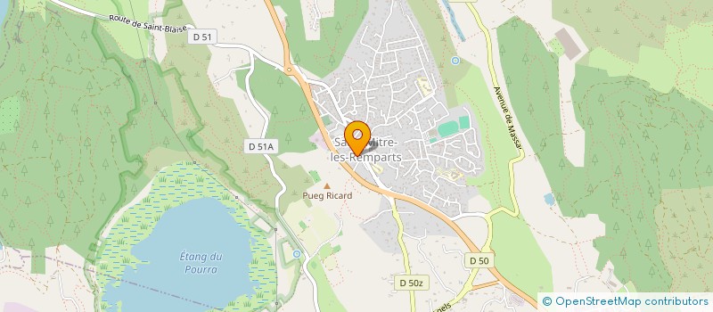 localisation de l'entreprise MADAME ANNIE KARSENTY  SAINT-MITRE-LES-REMPARTS