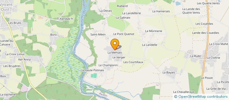 localisation de l'entreprise MADAME ANNIE KERVADEC à BAINS-SUR-OUST