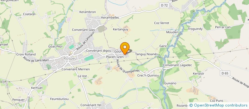 localisation de l'entreprise MADAME ANNIE LABAT  ROSPEZ