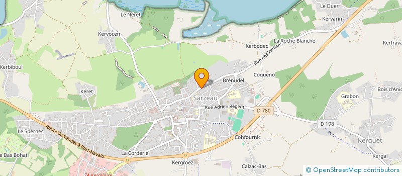 localisation de l'entreprise MADAME ANNIE LABROUTIL  SARZEAU