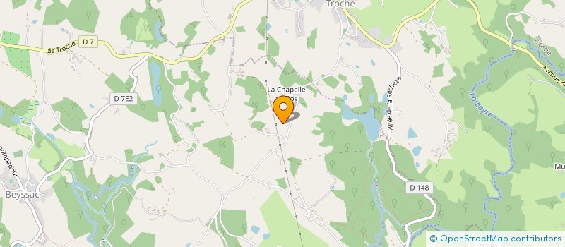 localisation de l'entreprise MADAME ANNIE LACOUR  TROCHE