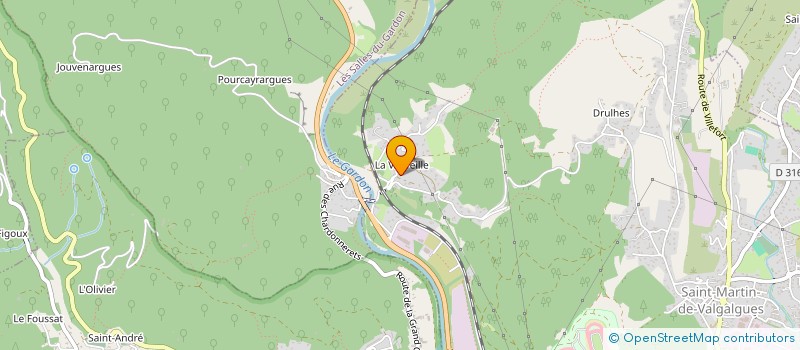 localisation de l'entreprise MADAME ANNIE LACROIX  SAINT-MARTIN-DE-VALGALGUES