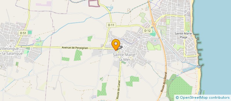 localisation de l'entreprise MADAME ANNIE LAFARGUE  SAINTE-MARIE-LA-MER