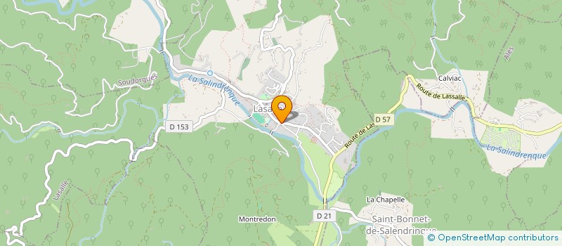 localisation de l'entreprise MADAME ANNIE LAFONT  LASALLE