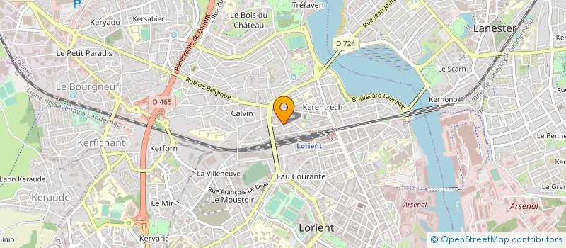 localisation de l'entreprise MADAME ANNIE LAIGO à LORIENT