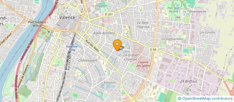 localisation de l'entreprise MADAME ANNIE LAMBERT à VALENCE