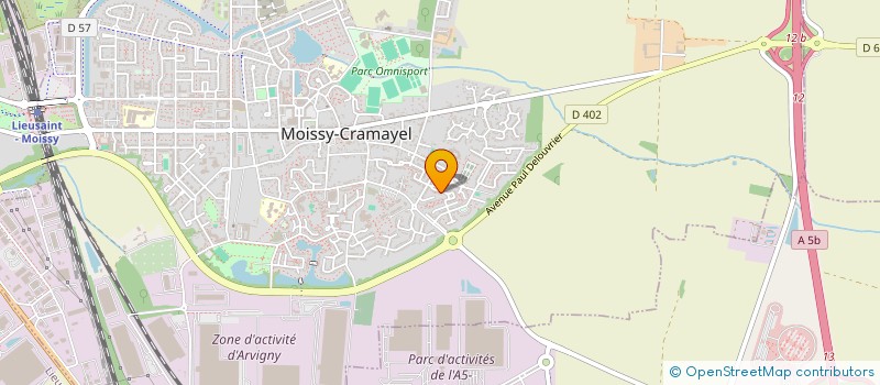 localisation de l'entreprise MADAME ANNIE LANDELLE à MOISSY-CRAMAYEL