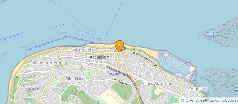 localisation de l'entreprise MADAME ANNIE LANGEVIN à ARCACHON