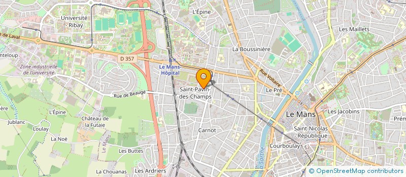 localisation de l'entreprise MADAME ANNIE LANGLOIS  LE MANS