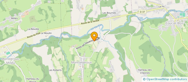 localisation de l'entreprise MADAME ANNIE LANNOY  MONTSEVEROUX