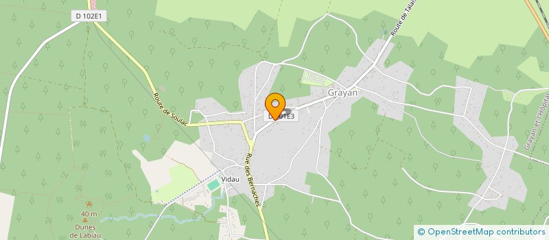 localisation de l'entreprise MADAME ANNIE LAPORTE  GRAYAN-ET-L'HOPITAL