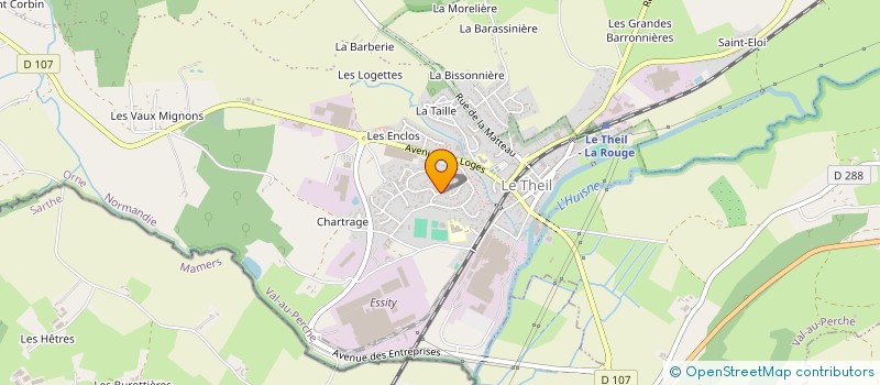 localisation de l'entreprise MADAME ANNIE-LAURE BLOT à VAL-AU-PERCHE