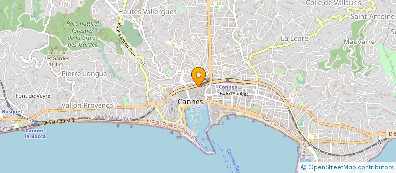 localisation de l'entreprise MADAME ANNIE-LAURE CHIALVO à CANNES