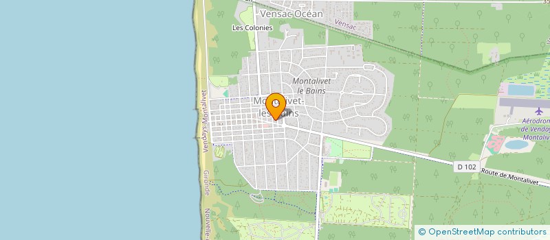 localisation de l'entreprise MADAME ANNIE-LAURE DIEF  VENDAYS-MONTALIVET