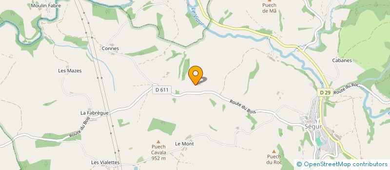 localisation de l'entreprise MADAME ANNIE LAURIAC  CANET-DE-SALARS