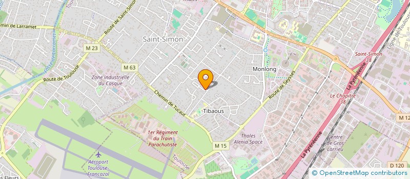 localisation de l'entreprise MADAME ANNIE-LAURIE VERARD  TOULOUSE