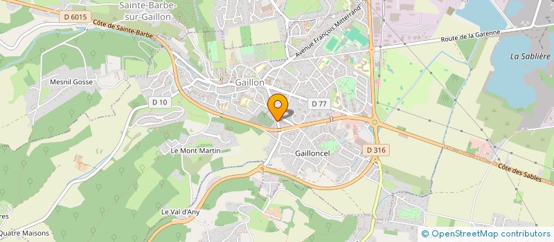 localisation de l'entreprise MADAME ANNIE LE COADOU à GAILLON