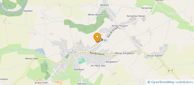 localisation de l'entreprise MADAME ANNIE LE COENT  SPEZET