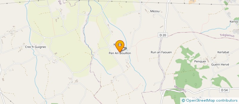 localisation de l'entreprise MADAME ANNIE LE DINAHET  TREGLAMUS