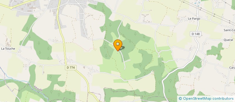 localisation de l'entreprise MADAME ANNIE LE GAL  PEAULE