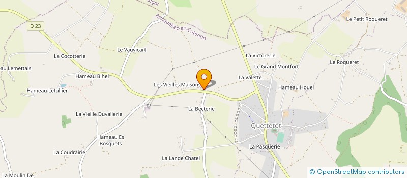 localisation de l'entreprise MADAME ANNIE LE GUENNIC  BRICQUEBEC-EN-COTENTIN