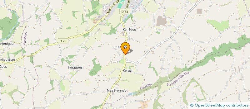 localisation de l'entreprise MADAME ANNIE LE MOULLEC  PLEUBIAN