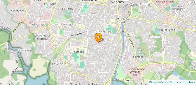 localisation de l'entreprise MADAME ANNIE LE PAUTREMAT à VANNES
