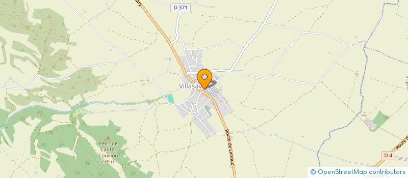 localisation de l'entreprise MADAME ANNIE LE PROVOST  VILLASAVARY