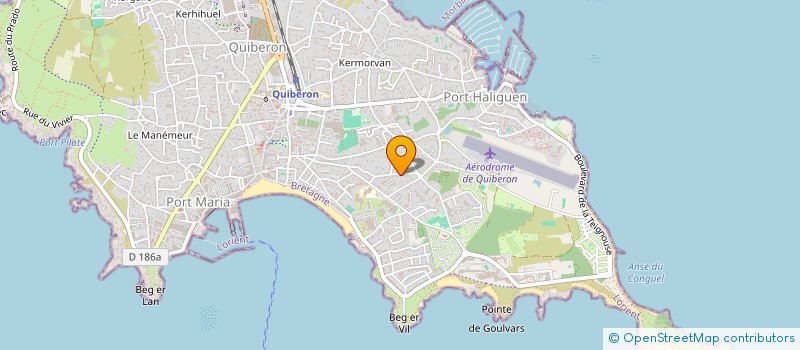 localisation de l'entreprise MADAME ANNIE LE ROUX à QUIBERON