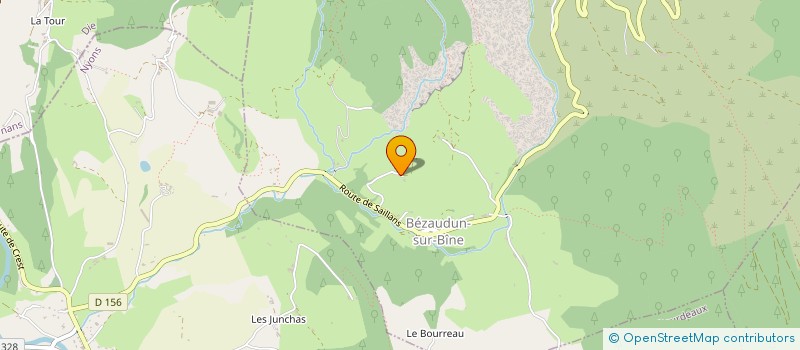 localisation de l'entreprise MADAME ANNIE LEBEE  BEZAUDUN-SUR-BINE