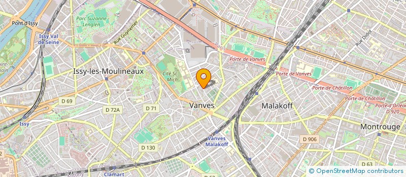 localisation de l'entreprise MADAME ANNIE LECAT à VANVES