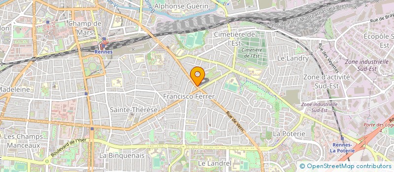 localisation de l'entreprise MADAME ANNIE LEDUC  RENNES