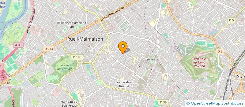 localisation de l'entreprise MADAME ANNIE LEE à RUEIL-MALMAISON
