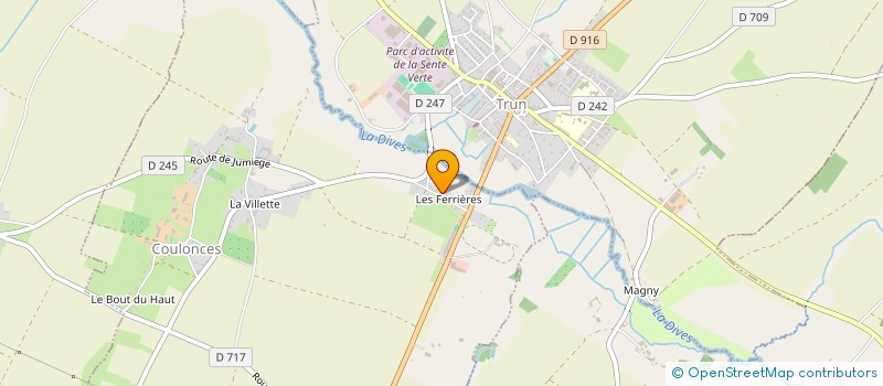 localisation de l'entreprise MADAME ANNIE LEFEBVRE à COULONCES