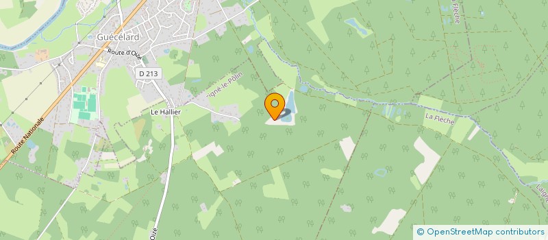 localisation de l'entreprise MADAME ANNIE LEFEUVRE  PARIGNE LE POLIN