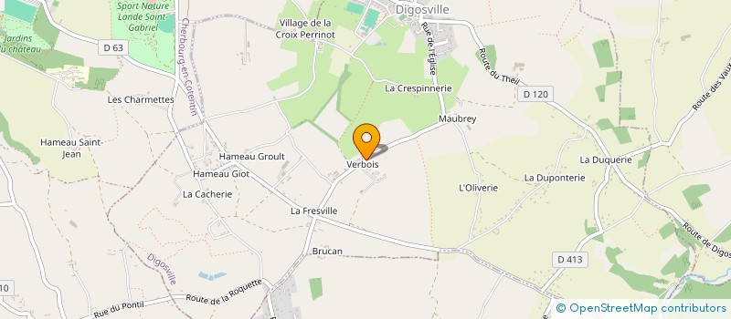 localisation de l'entreprise MADAME ANNIE LEFEVRE  DIGOSVILLE