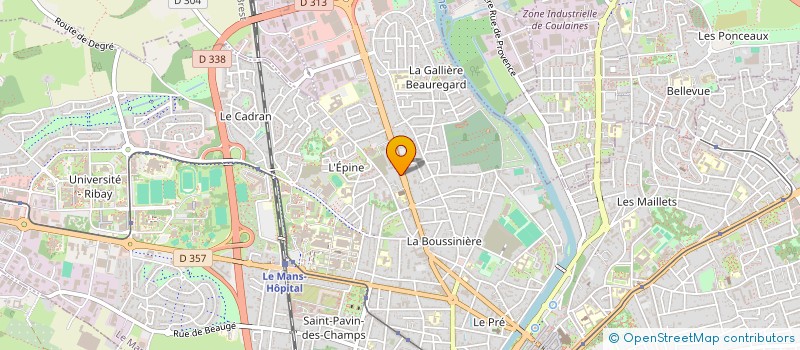 localisation de l'entreprise MADAME ANNIE LEGAY à LE MANS