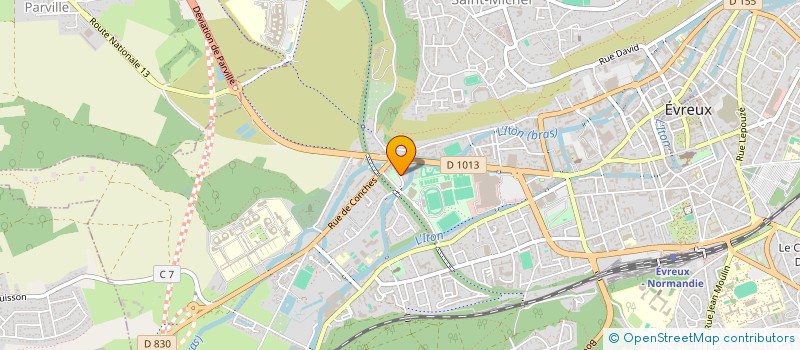 localisation de l'entreprise MADAME ANNIE LEGENDRE  EVREUX