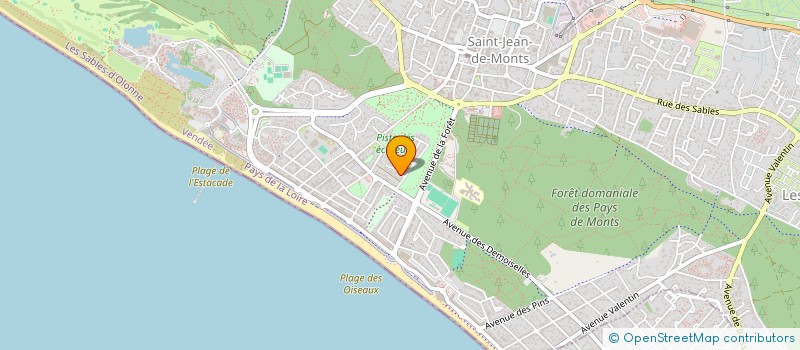 localisation de l'entreprise MADAME ANNIE LEGUAY  SAINT-JEAN-DE-MONTS