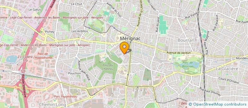 localisation de l'entreprise MADAME ANNIE LEMAIRE  MERIGNAC