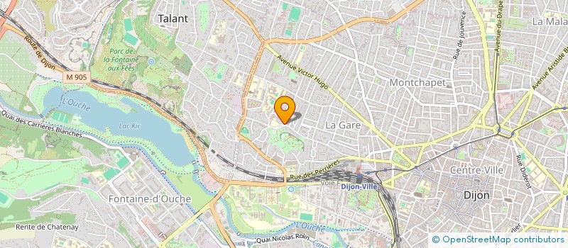 localisation de l'entreprise MADAME ANNIE LENOBLE  DIJON