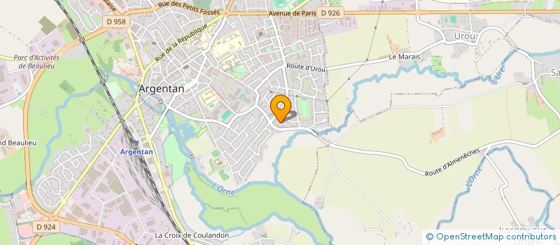 localisation de l'entreprise MADAME ANNIE LENORMAND  ARGENTAN