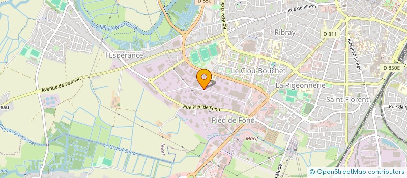localisation de l'entreprise MADAME ANNIE LEPAGE à NIORT
