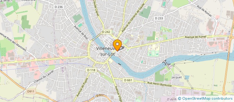 localisation de l'entreprise MADAME ANNIE LEPAPE  VILLENEUVE-SUR-LOT