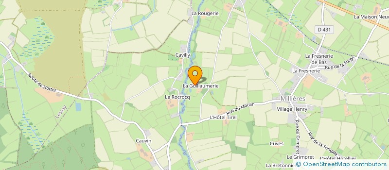 localisation de l'entreprise MADAME ANNIE LEPENANT à MILLIERES