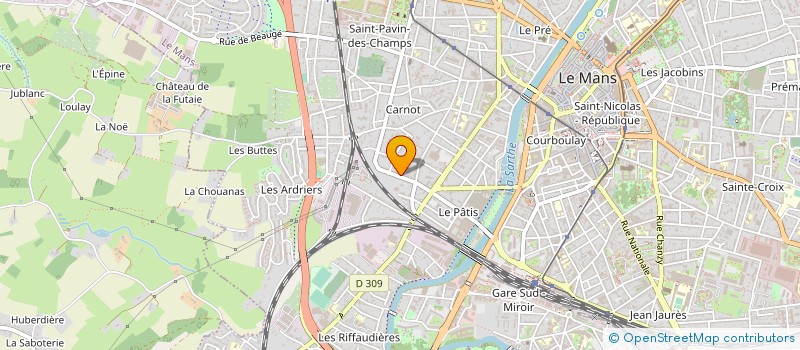 localisation de l'entreprise MADAME ANNIE LEPREV à LE MANS
