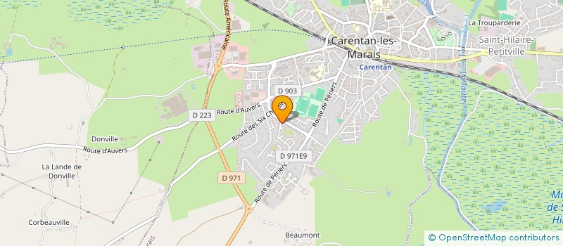 localisation de l'entreprise MADAME ANNIE LERENDU  CARENTAN-LES-MARAIS