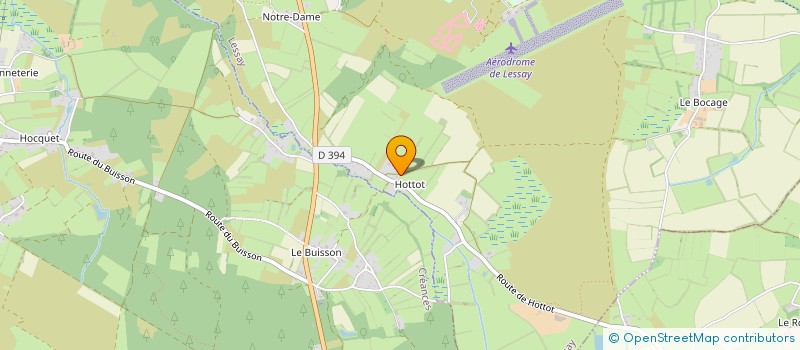 localisation de l'entreprise MADAME ANNIE LEROUX  LESSAY